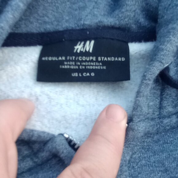 H&M Full Zip Jacket Size L Casual Streetwear Essential - Picture 4 of 11